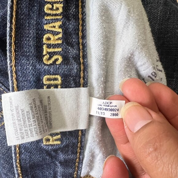 American Eagle Relaxed Straight Leg Jeans Men's 30x32 Medium Wash Denim AEO - Picture 9 of 16